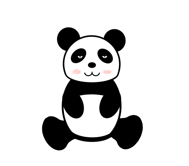 25 パンダ 素材 イラスト画像の10億コレクション