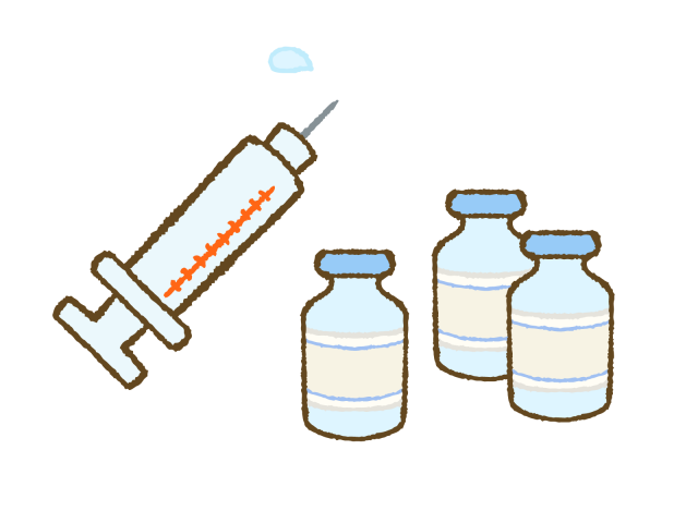 ワクチンと注射器 無料イラスト素材 素材ラボ
