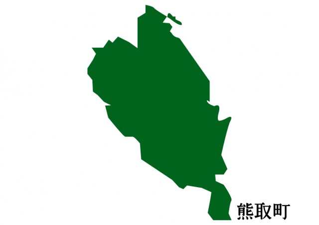 大阪府熊取町 くまとりちょう の地図 緑塗り 無料イラスト素材 素材ラボ