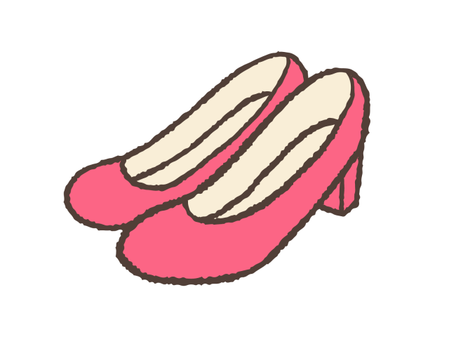 女性用の靴 パンプス 無料イラスト素材 素材ラボ