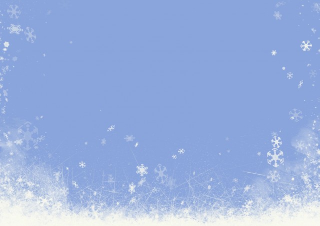 絵本風の幻想的で可愛いふわふわの雪 無料イラスト素材 素材ラボ