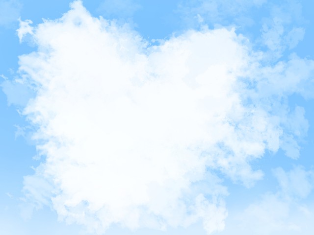絵本風の幻想的なハートの雲が可愛い青空 夕焼け空セット 無料イラスト素材 素材ラボ