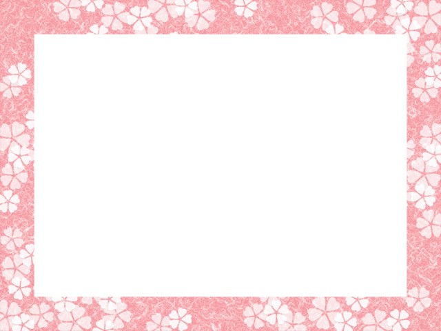 桜の花フレームシンプル飾り枠素材イラスト 無料イラスト素材 素材ラボ