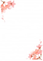 【春】桜花びら縦…