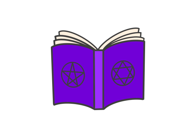 魔法の書 無料イラスト素材 素材ラボ