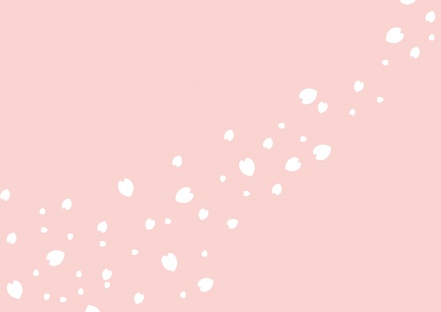 桜の花吹雪背景セット 無料イラスト素材 素材ラボ