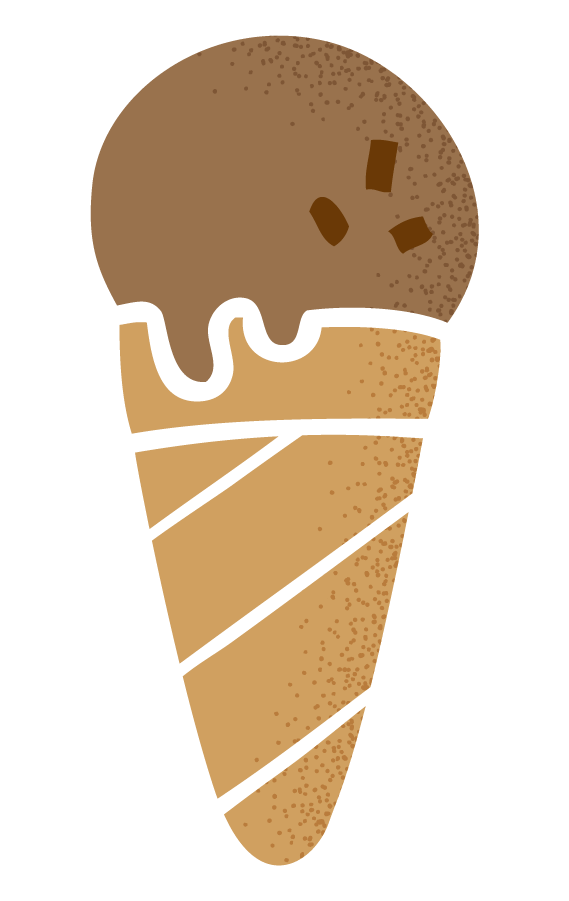 アイスクリームのイラスト チョコ 無料イラスト素材 素材ラボ