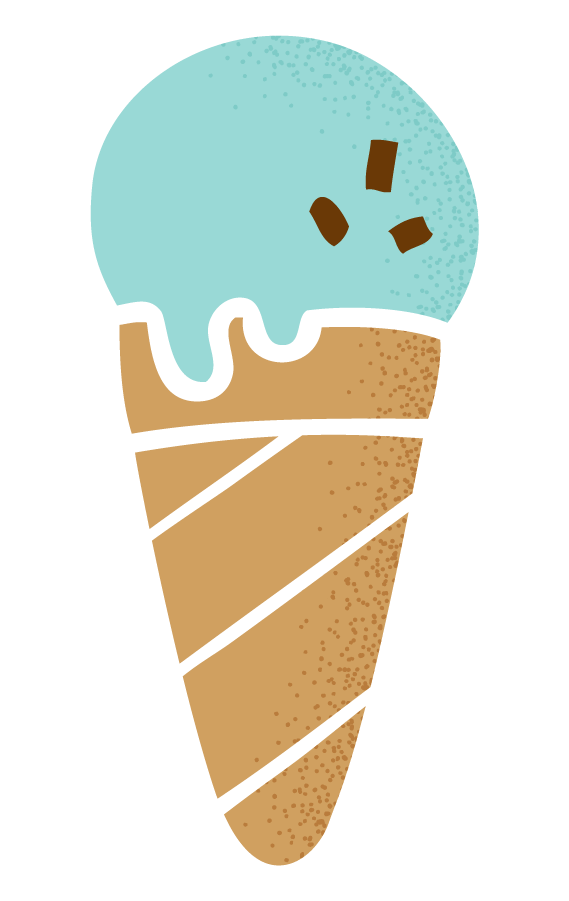 アイスクリームのイラスト ミント 無料イラスト素材 素材ラボ