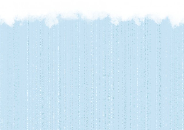 絵本風の可愛いシンプルな雨セット 横 無料イラスト素材 素材ラボ