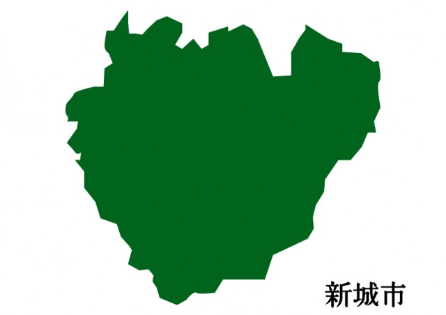 愛知県新城市 しんしろし の地図 緑塗り 無料イラスト素材 素材ラボ