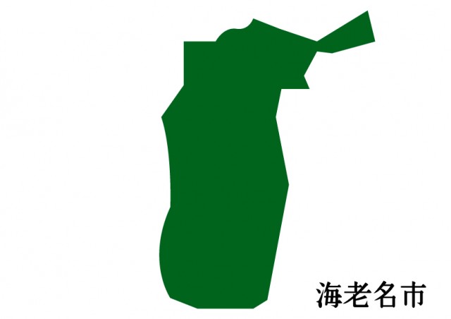 神奈川県海老名市 えびなし の地図 緑塗り 無料イラスト素材 素材ラボ
