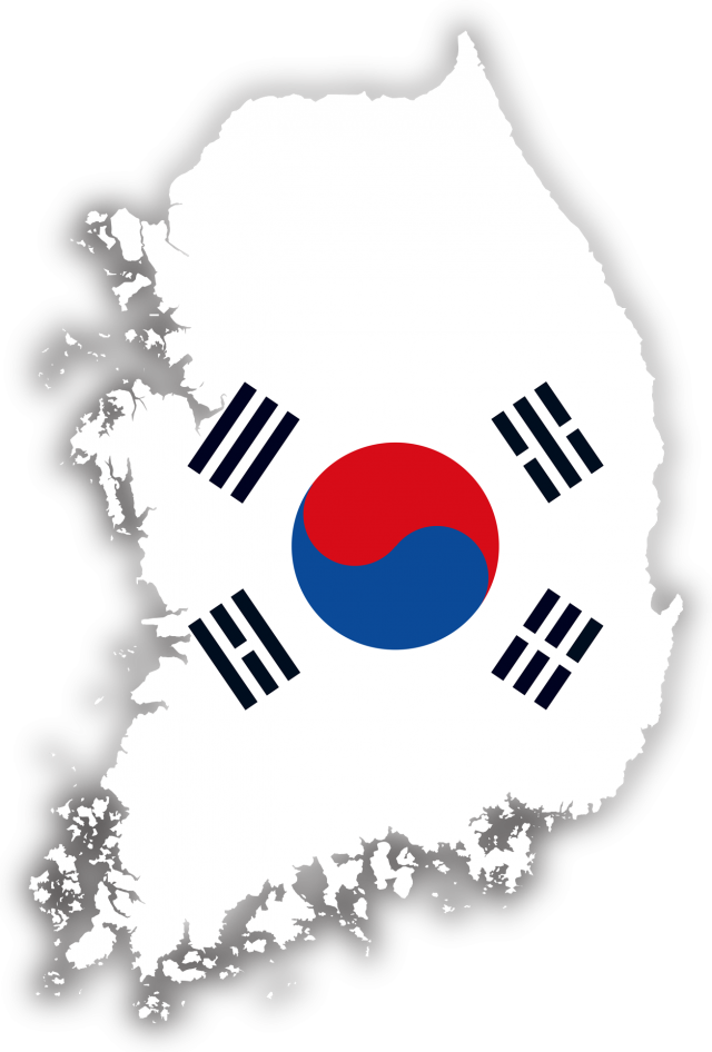 韓国 地図 国旗 無料イラスト素材 素材ラボ