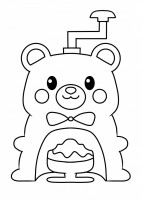 クマさんかき氷機…