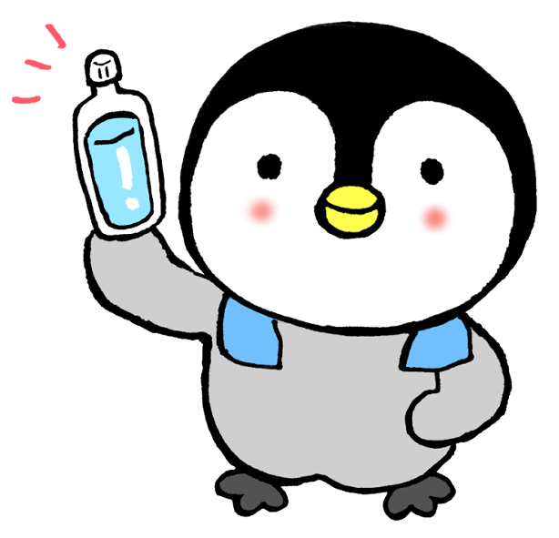 ペットボトルを持つペンギンのイラスト 無料イラスト素材 素材ラボ