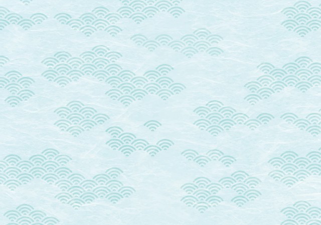 夏ブルー 青海波 和紙 雲流 和風背景 無料イラスト素材 素材ラボ