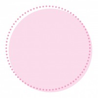 ピンク色の点線丸…