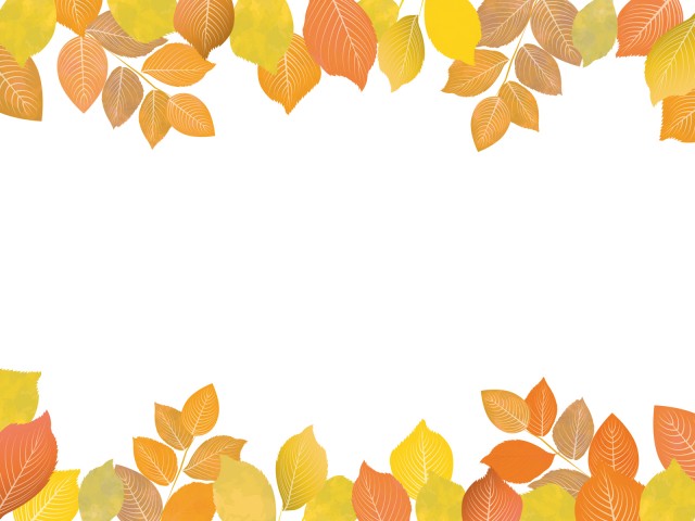 秋冬紅葉葉っぱシンプル水彩画和風おしゃれフレーム飾り枠無料イラストフリー素材 無料イラスト素材 素材ラボ