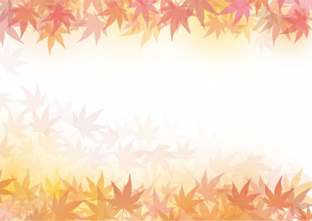 秋冬紅葉和風赤もみじ透明水彩フレーム植物飾り枠10月11月背景素材壁紙無料イラストフリー素材 無料イラスト素材 素材ラボ