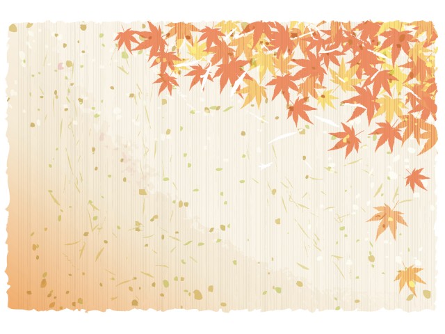 紅葉もみじ秋冬金箔和紙フレーム和風和柄飾り枠見出し背景素材壁紙無料イラストフリー素材 無料イラスト素材 素材ラボ
