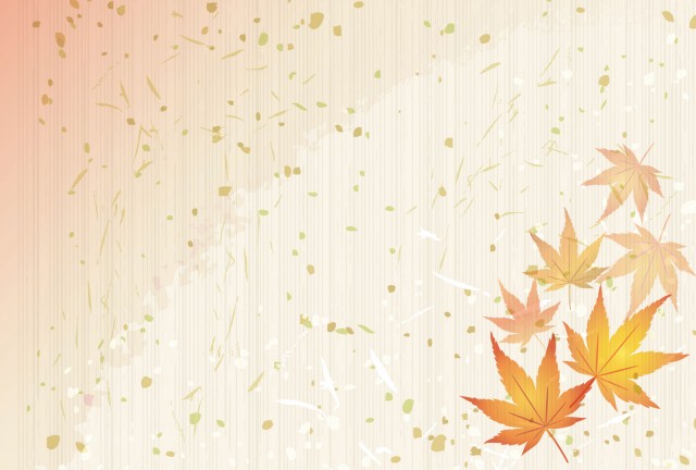秋冬紅葉赤もみじ葉っぱ金箔金粉和紙テクスチャ和柄フレーム飾り枠無料イラストフリー素材 無料イラスト素材 素材ラボ
