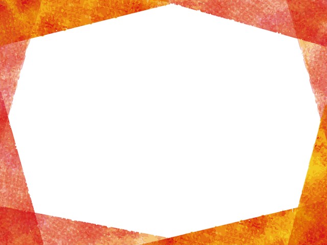 和風赤色オレンジ色手描き水彩画和紙マスキングテープフレーム飾り枠背景素材壁紙無料イラストフリー素材 無料イラスト素材 素材ラボ