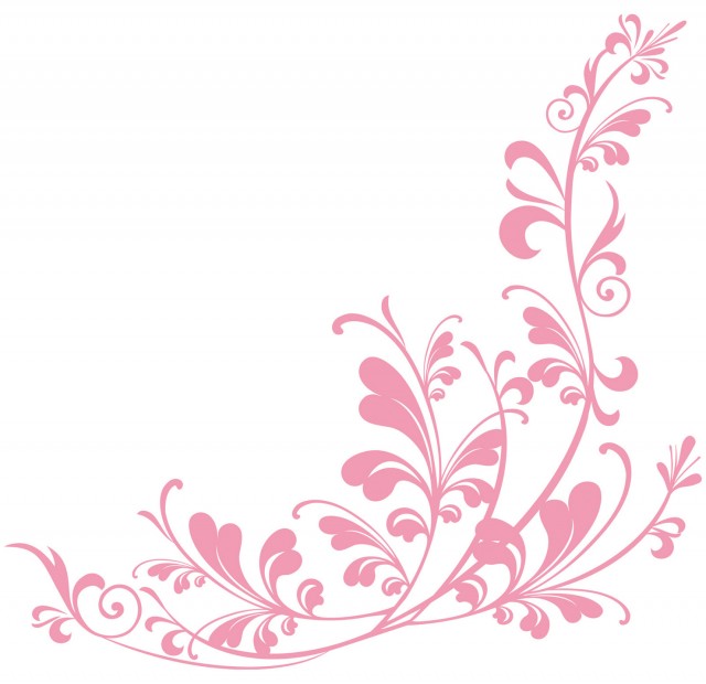 ピンク色洋風アンティーククラシックフレーム飾り枠素材無料イラストフリー素材 無料イラスト素材 素材ラボ