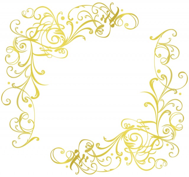 ゴールドキラキラフレーム飾り枠背景素材壁紙無料イラストフリー素材 無料イラスト素材 素材ラボ
