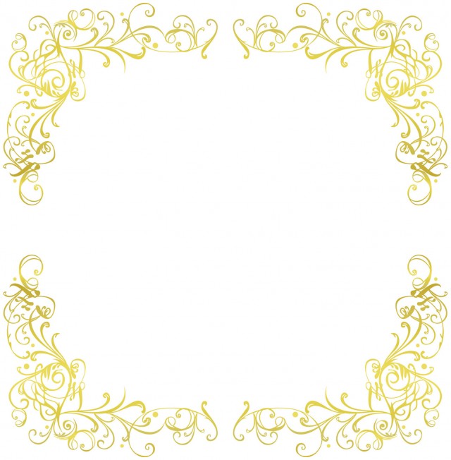 豪華アンティーククラシックフレーム金色飾り枠背景素材壁紙無料イラストフリー素材 無料イラスト素材 素材ラボ