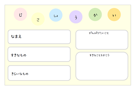 自己紹介カード（…