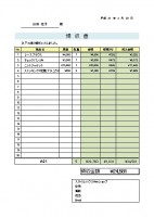 領収書１・商品名…