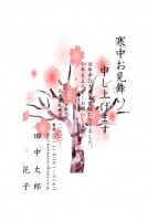 寒中見舞い・桜の…