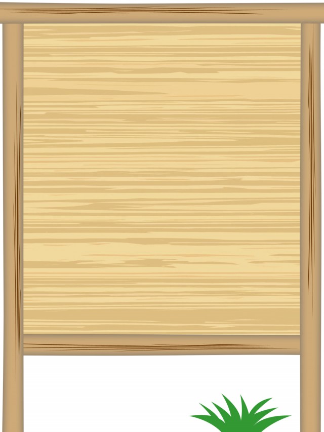 木製立て看板フレームシンプル飾り枠背景素材イラスト 無料イラスト素材 素材ラボ