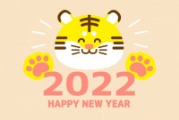 年賀状　2022…