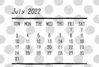 2022年　７月…