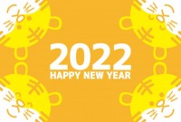 年賀状　2022…