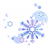 雪の花のイラスト…