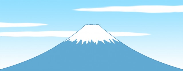 富士山イラスト背景素材シンプル壁紙画像 無料イラスト素材 素材ラボ
