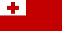 トンガ王国の国旗…