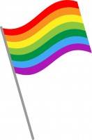 虹色の旗