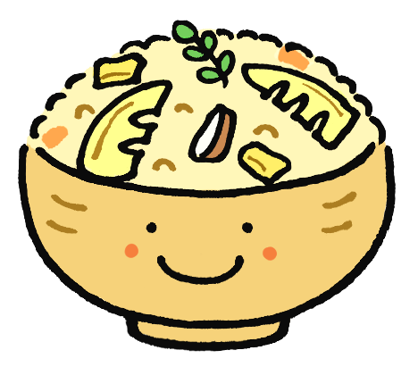 たけのこご飯のイラスト 無料イラスト素材 素材ラボ