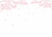 リアルな桜　桜吹…