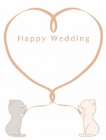 結婚祝いのカード…