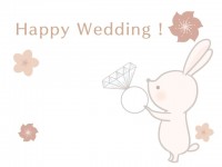 結婚祝いのカード…