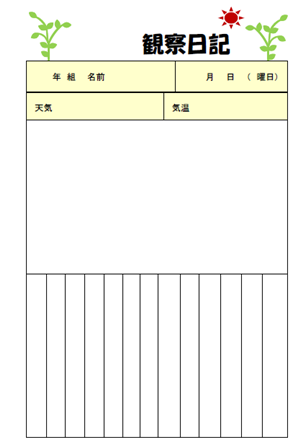 Images Of 観察日記 Japaneseclass Jp
