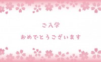 桜の花・ご入学お…