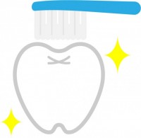 歯みがきの歯01