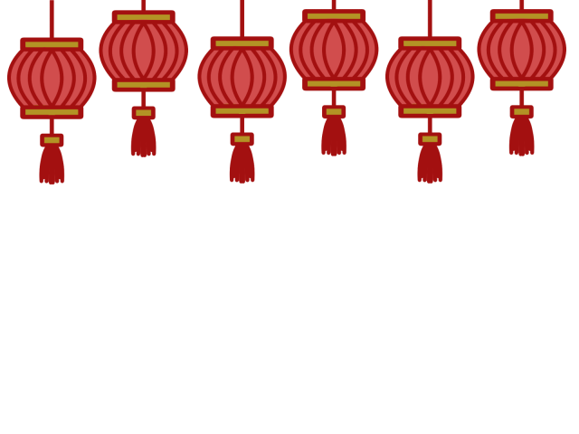 中華風の赤い提灯のフレーム背景 無料イラスト素材 素材ラボ