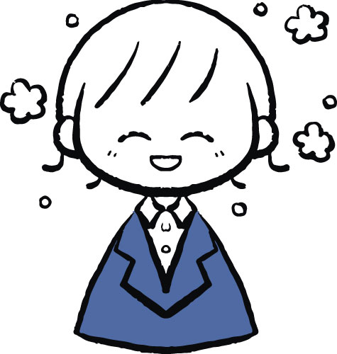 ニコニコ笑顔で喜ぶスーツ姿の女性のイラスト 無料イラスト素材 素材ラボ ニコニコ笑顔で喜ぶスーツ姿の女性のイラスト 無料イラスト素材 素材ラボ