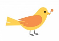 黄色い小鳥