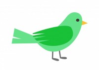 緑色の小鳥